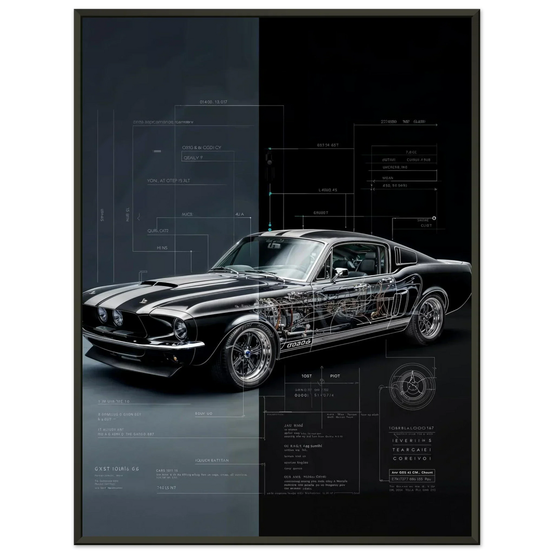 1967 Mustang: Technical Blueprint