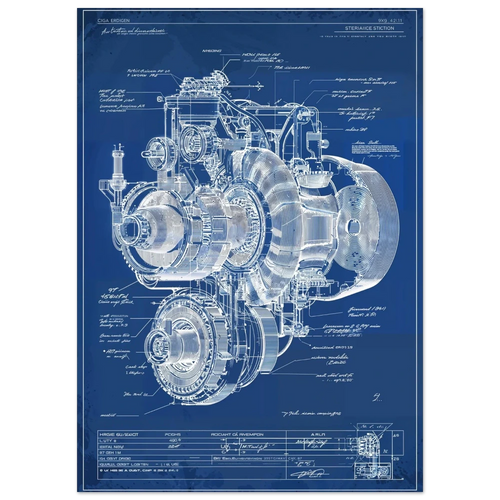 Technical illustration of a Roots-type supercharger, forced induction blower mechanics blueprint, supercharged engine design.