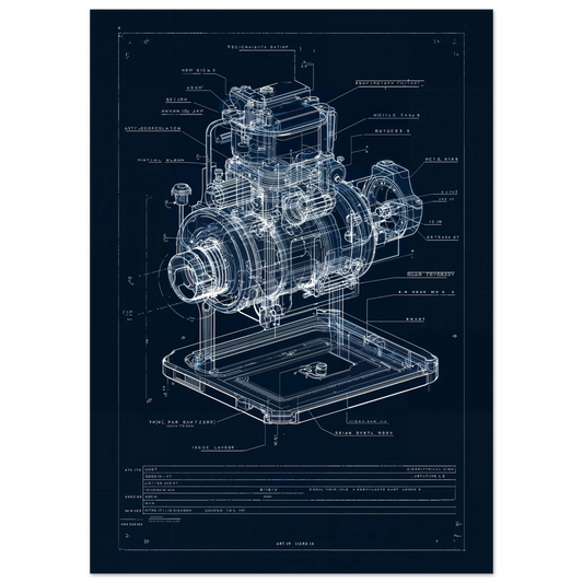 Mechanical diagram of a dry sump lubrication system, oil flow and engine cooling technical blueprint, racing engine components.
